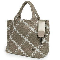 Prenelove - Women's London Large Woven Tote - bags - brown - handbags