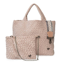 Prenelove - Women's London Large Woven Tote - bags - handbags - neoprene