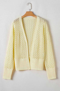 Pretty Bash - Open-Front Long Sleeves Cardigan