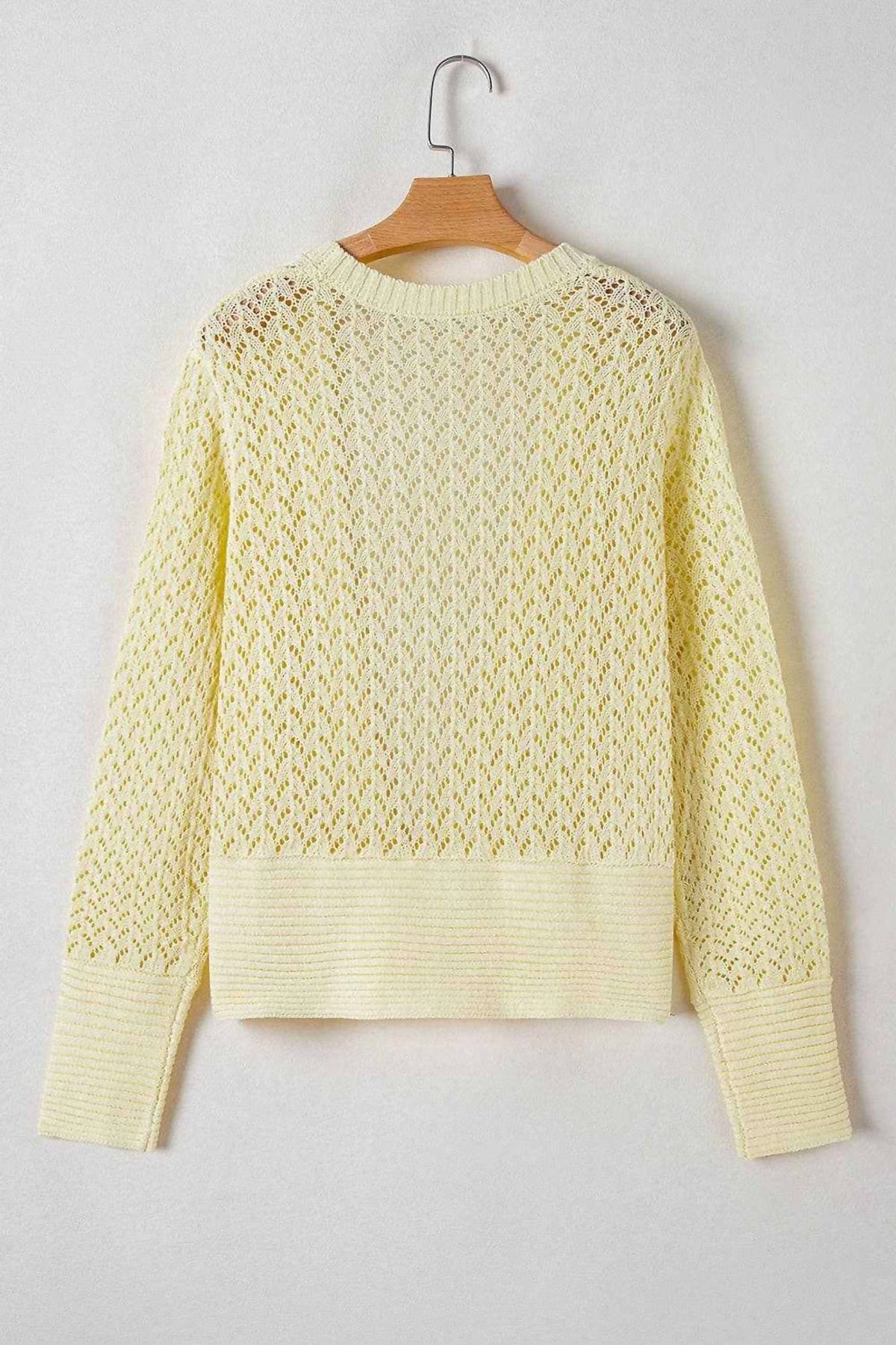 Pretty Bash - Open-Front Long Sleeves Cardigan