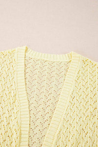 Pretty Bash - Open-Front Long Sleeves Cardigan