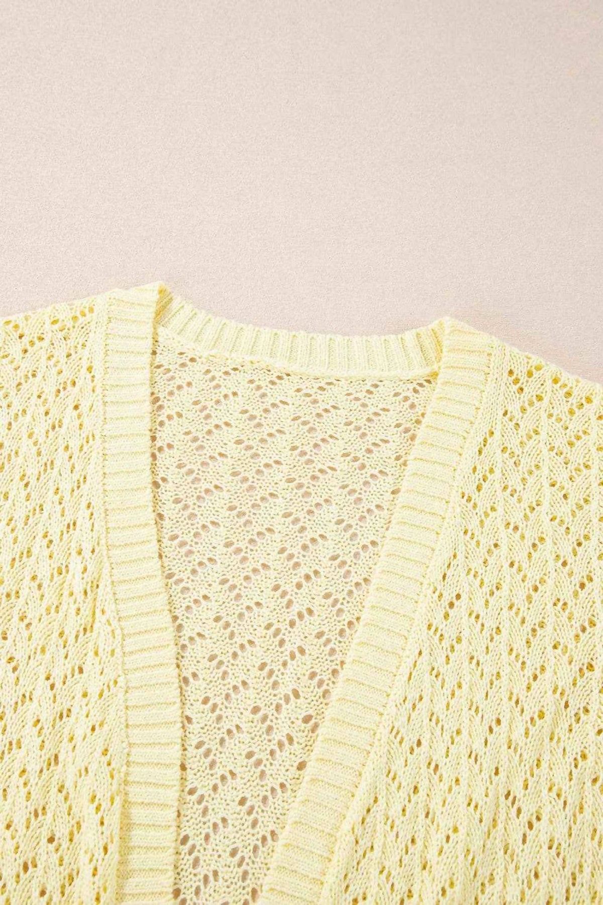 Pretty Bash - Open-Front Long Sleeves Cardigan