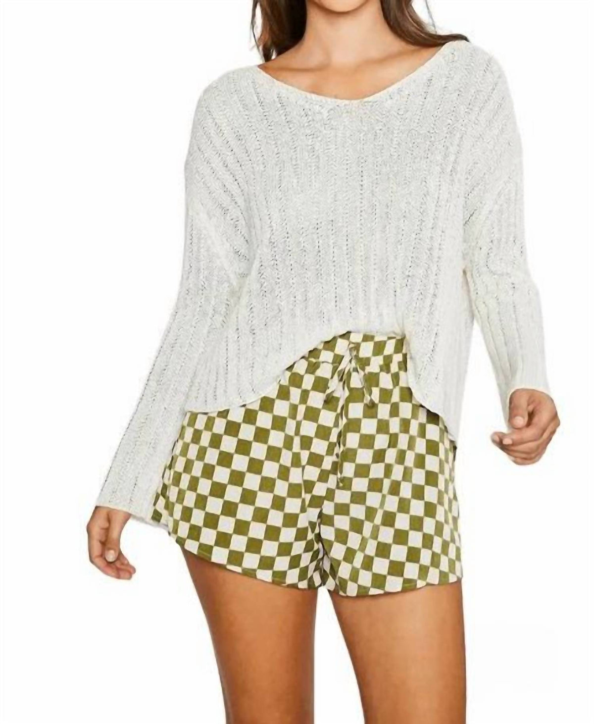 Pretty Garbage - Fiorella Checkered Shorts