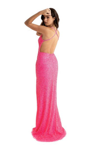 Primavera - Criss Cross Prom Dress - clothing - dresses - patterned
