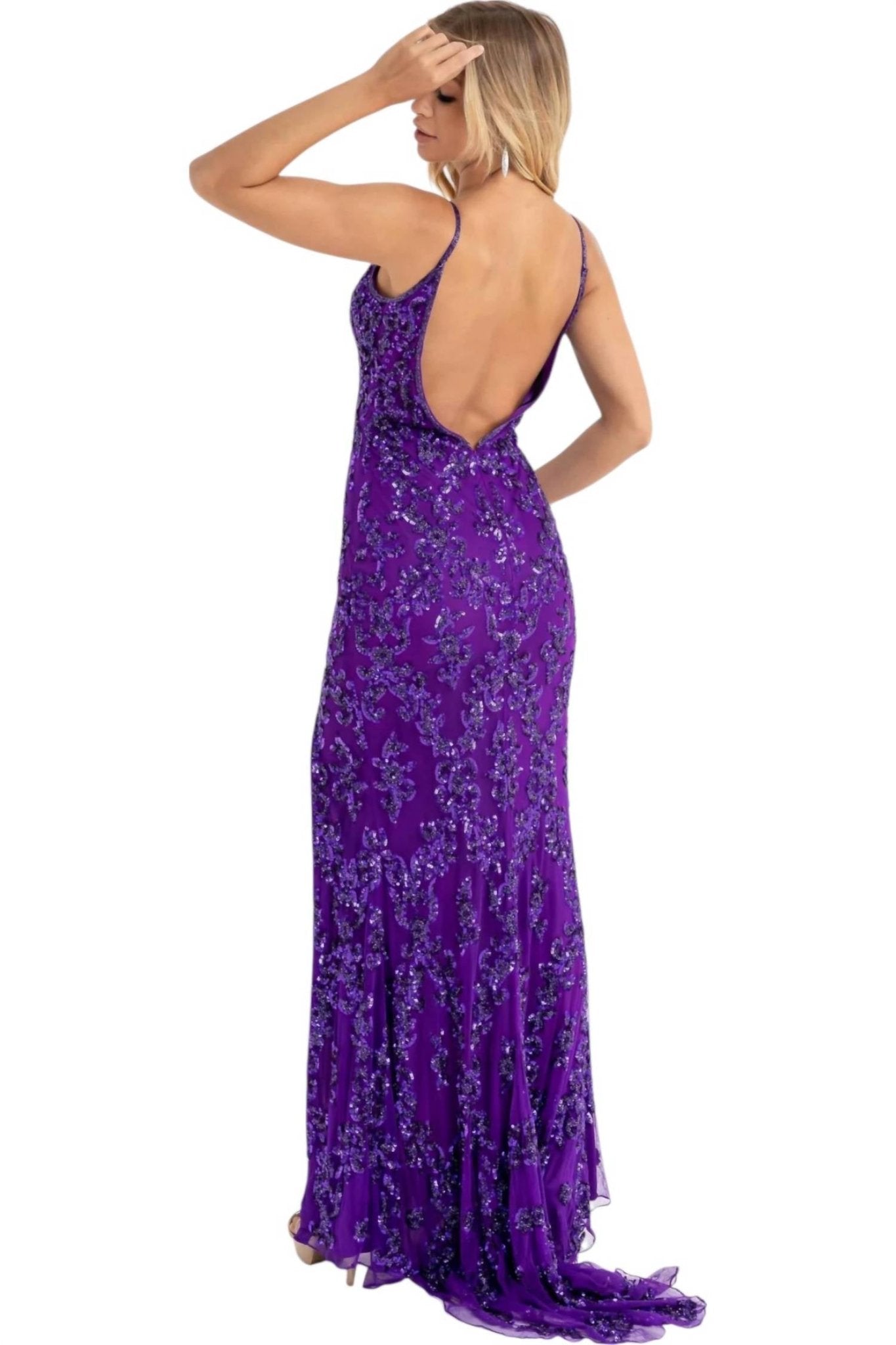Primavera - Fitted Body Sexy Back Prom Dress - clothing - dresses - patterned