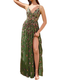 Primavera - Floral Mesh Prom Dress - clothing - dresses - floral