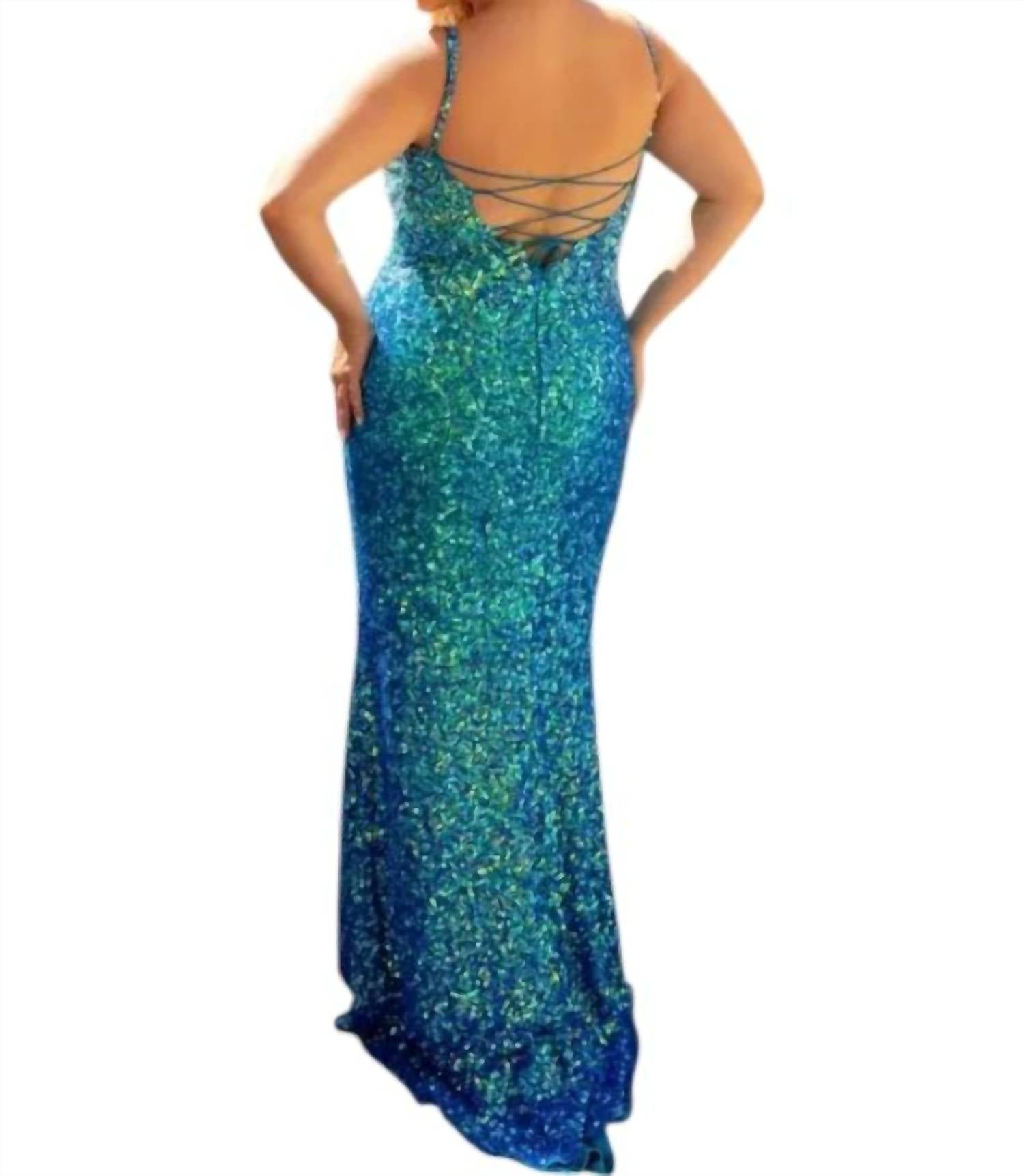 Primavera - Long Curvy Prom Dress - clothing - dresses - green