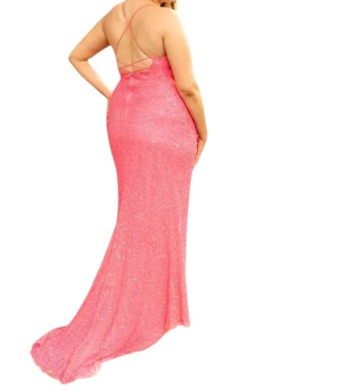 Primavera - Sparkly Prom Dress - clothing - dresses - patterned