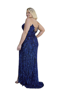 Primavera - Strapless Prom Dress - blue - clothing - dresses