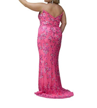 Primavera - Strapless V Neck Prom Dress - clothing - dresses - patterned