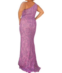 Primavera - Stunning One - shoulder Prom Dress - clothing - dresses - patterned