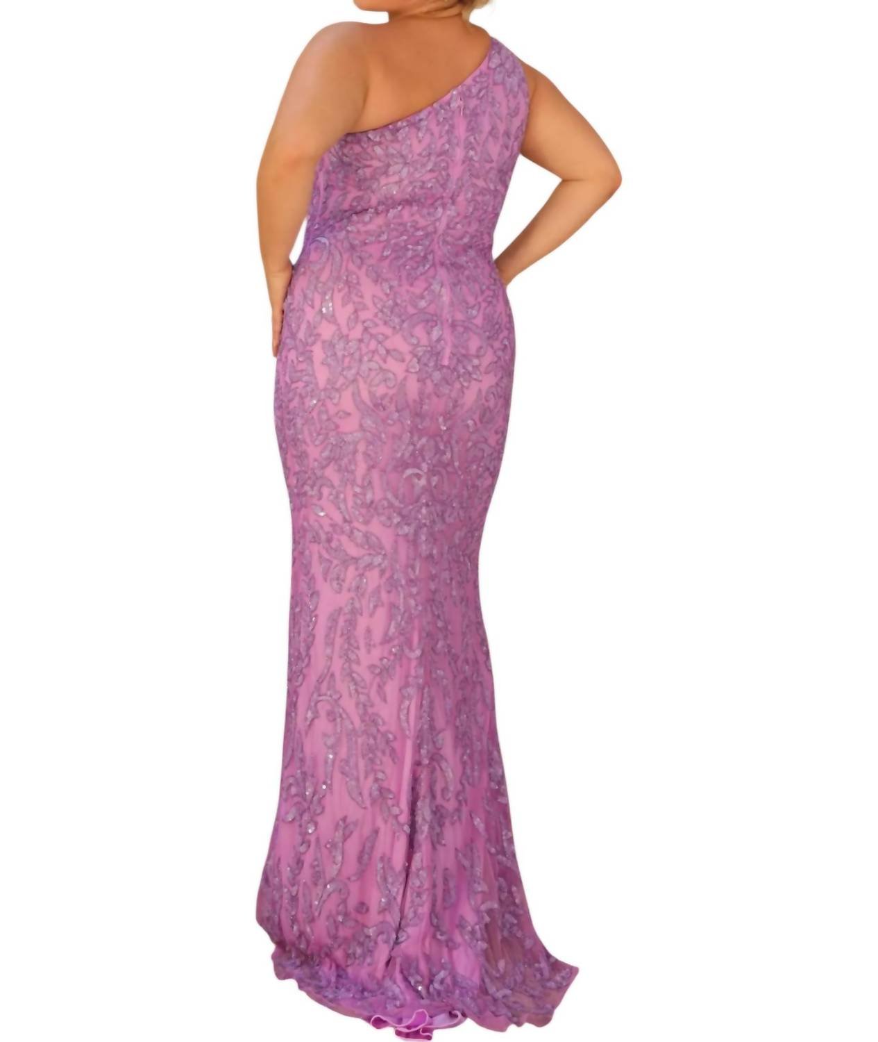 Primavera - Stunning One - shoulder Prom Dress - clothing - dresses - patterned