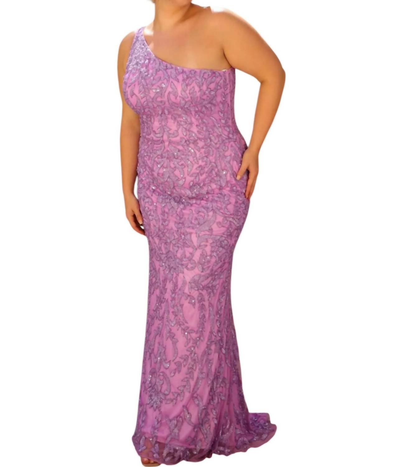 Primavera - Stunning One - shoulder Prom Dress - clothing - dresses - patterned