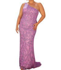 Primavera - Stunning One - shoulder Prom Dress - clothing - dresses - patterned