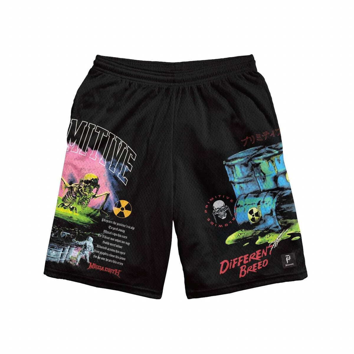 Primitive - Men's Megadeth Birth Mesh Shorts - Plus