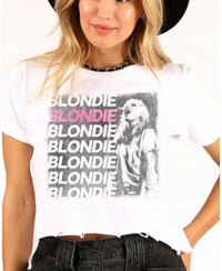 Prince Peter - Blondie Repeat Crop Tee - clothing - cotton - crop - tops