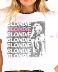 Prince Peter - Blondie Repeat Crop Tee - clothing - cotton - crop - tops
