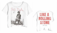 Prince Peter - Bob Dylan Rolling Stone Crop Tee - clothing - cotton - crop - tops