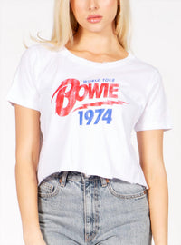 Prince Peter - Bowie World Tour Crop Tee - clothing - cotton - crop - tops