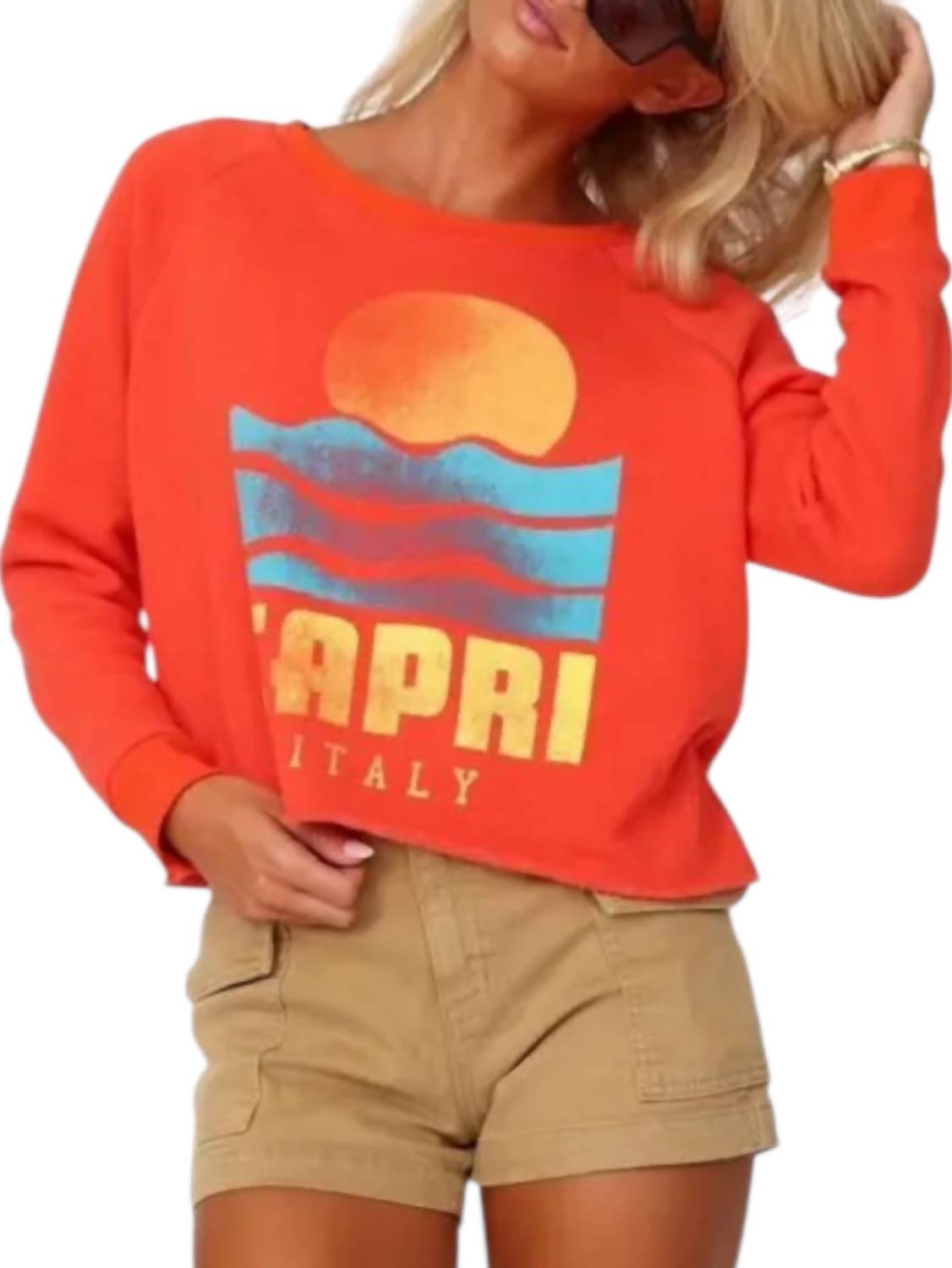 Prince Peter - Capri Crop Sweatshirt - clothing - cotton - graphic