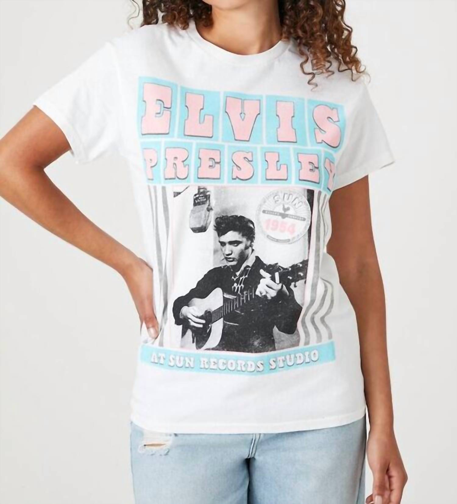 Prince Peter - Elvis Sun Studio Crop Tee - clothing - cotton - graphic