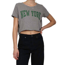 Prince Peter - New York Triblend Cropped Tee - clothing - cotton - crop - tops
