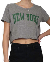 Prince Peter - New York Triblend Cropped Tee - clothing - cotton - crop - tops