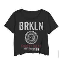 Prince Peter - Women's Brooklyn Forest Hills Crop Tee - black - clothing - cotton