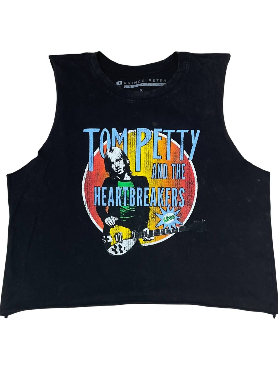 Prince Peter - Women's Tom Petty Muscle Tee - black - clothing - cotton