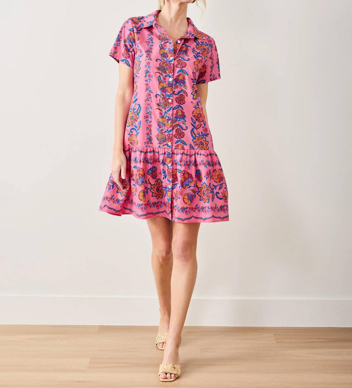 Printfresh - Folklore Flowers Mini Dress