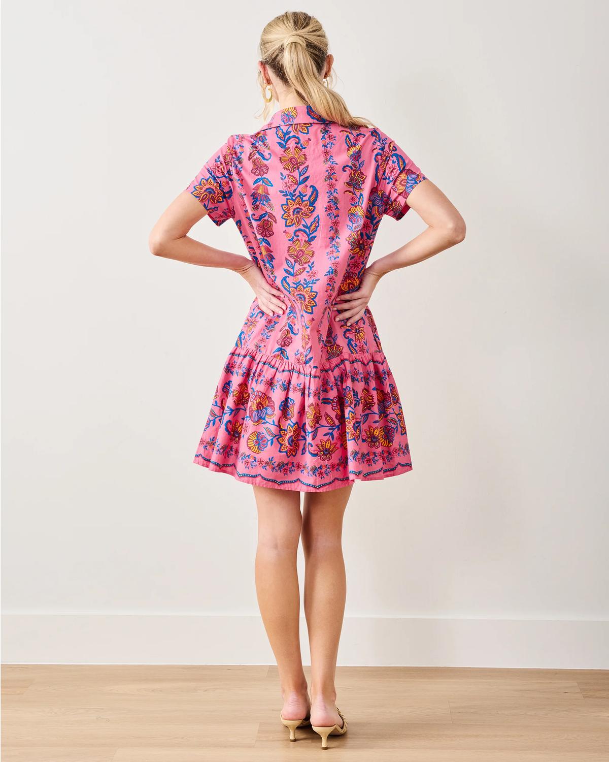Printfresh - Folklore Flowers Mini Dress