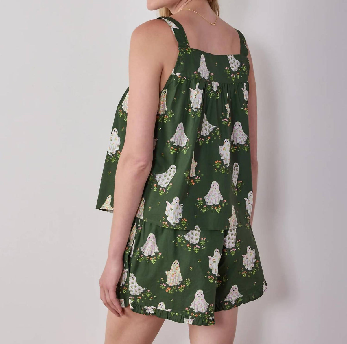 Printfresh - Gardening Ghosts Back To Bed Short Set