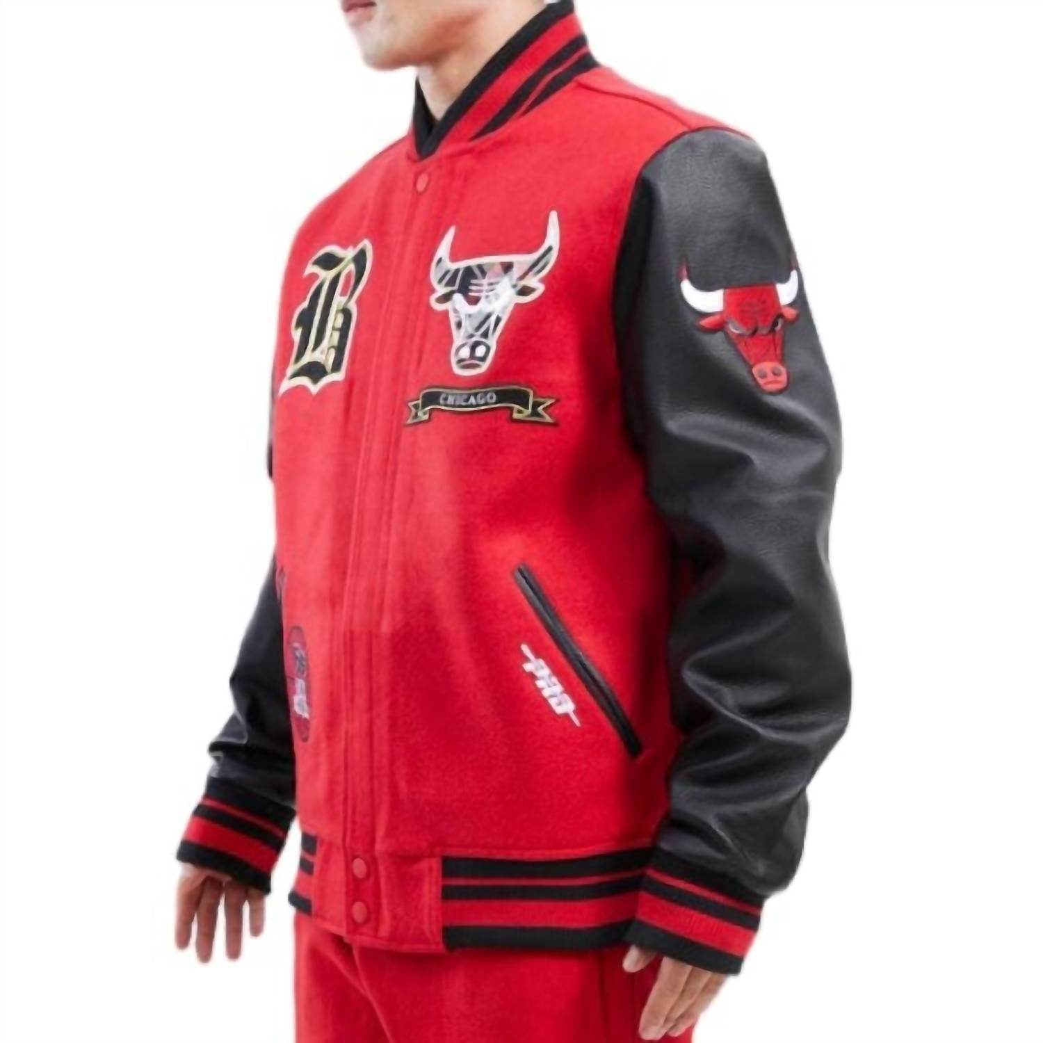 Pro Standard - Nba Chicago Bulls Pro Prep Wool Varsity Jacket - bomber - clothing - coats