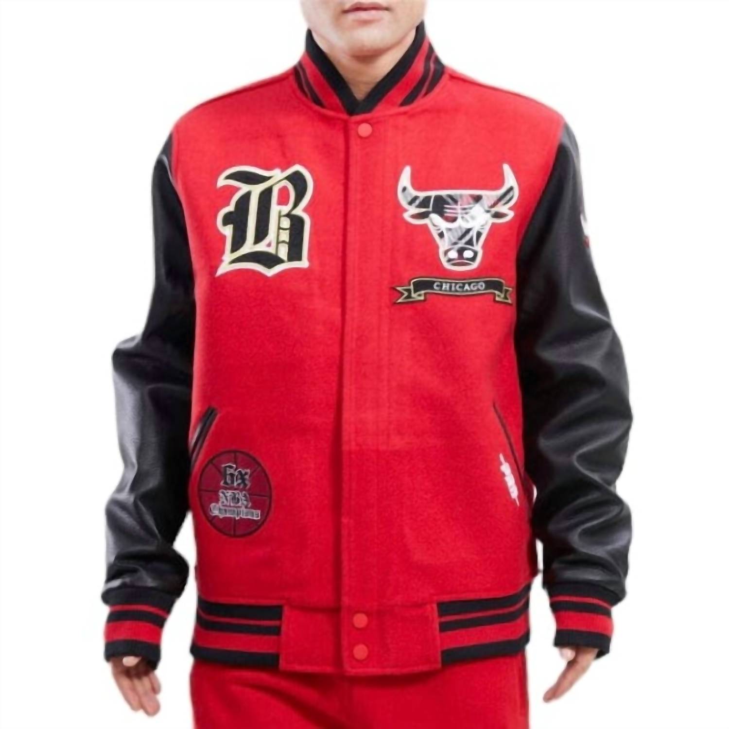 Pro Standard - Nba Chicago Bulls Pro Prep Wool Varsity Jacket - bomber - clothing - coats
