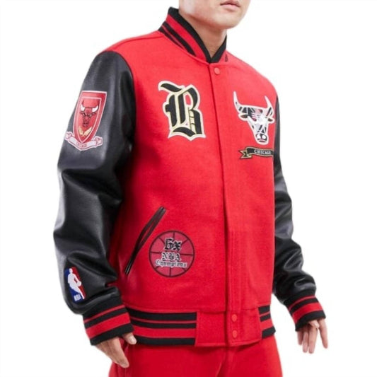 Pro Standard - Nba Chicago Bulls Pro Prep Wool Varsity Jacket - bomber - clothing - coats