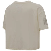Pro Standard - Women's Yankees Embroidery Patch Crop Tee