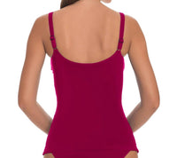 Profile By Gottex - Shirred Tankini Top - bikinis - clothing - polyamide