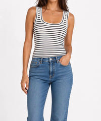 Project Social T - Anouk Scoop Neck Striped Tank Top