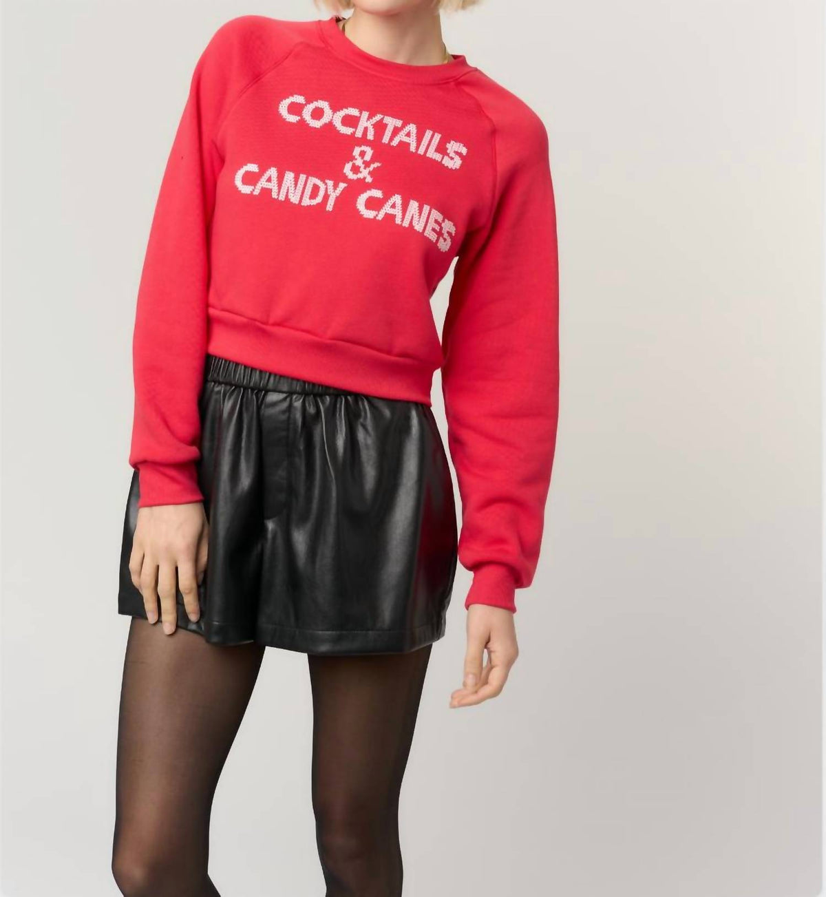 Project Social T - Cocktails & Candy Canes Sweatshirt