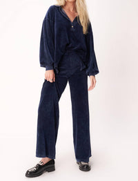 Project Social T - Collared Velour Top