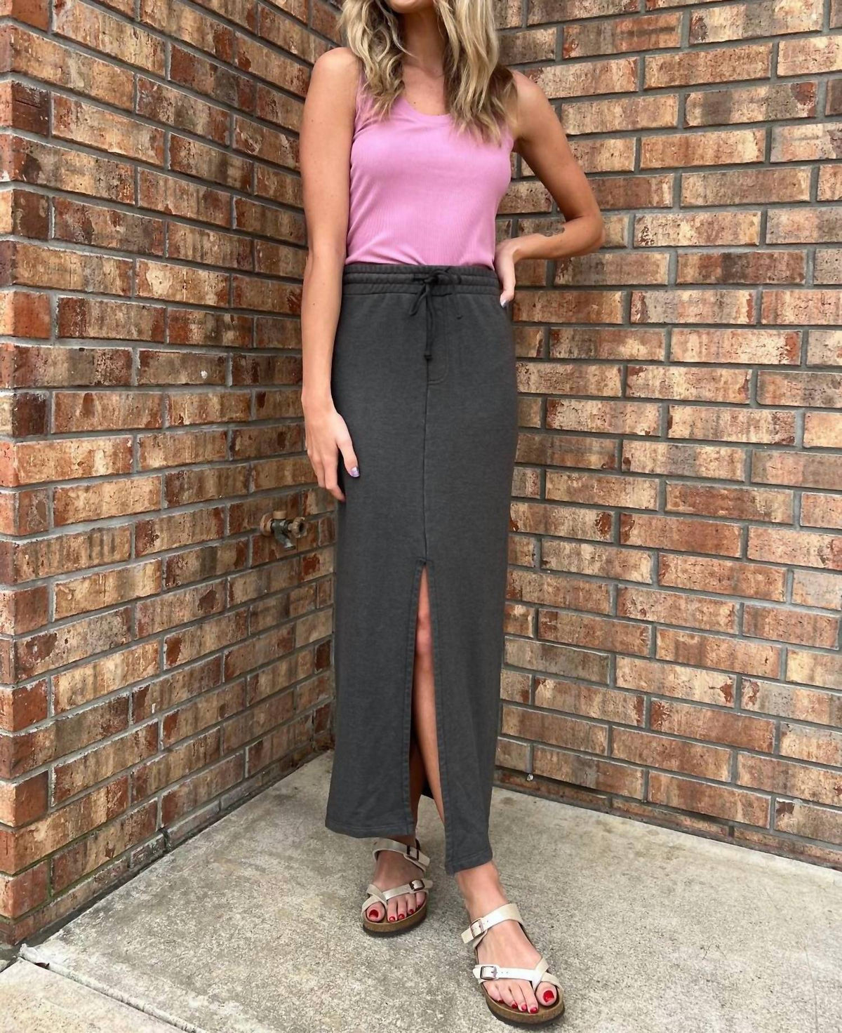 Project Social T - Eternal Front Slit Maxi Skirt