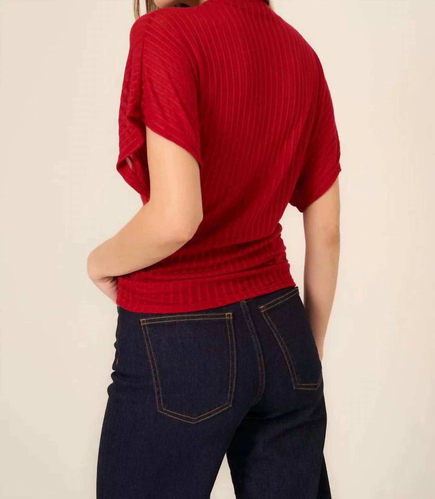 Project Social T - Holly Funnel Neck Dolman Top - blouses - clothing - modal