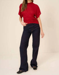Project Social T - Holly Funnel Neck Dolman Top - blouses - clothing - modal