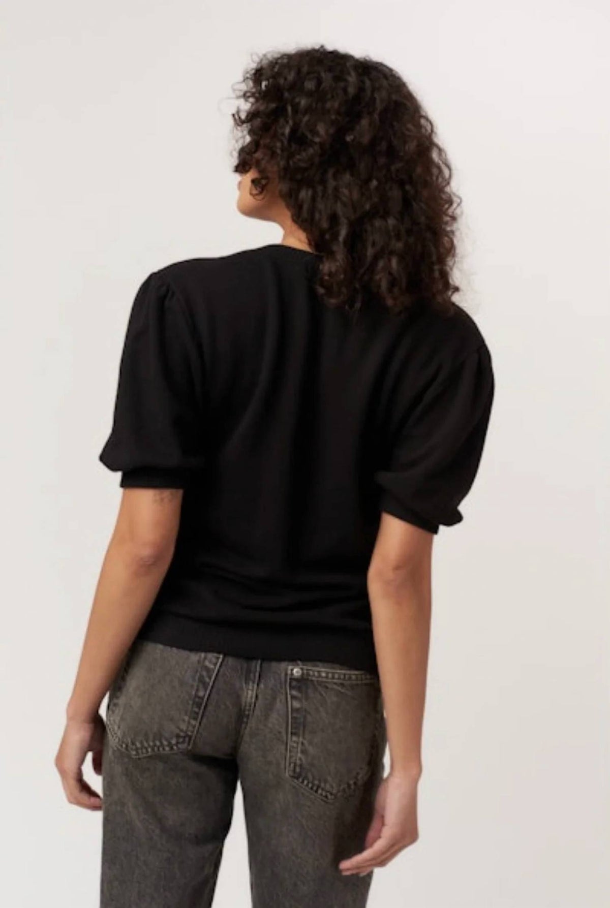 Project Social T - In My Feels Puff Sleeve V-neck Pullover