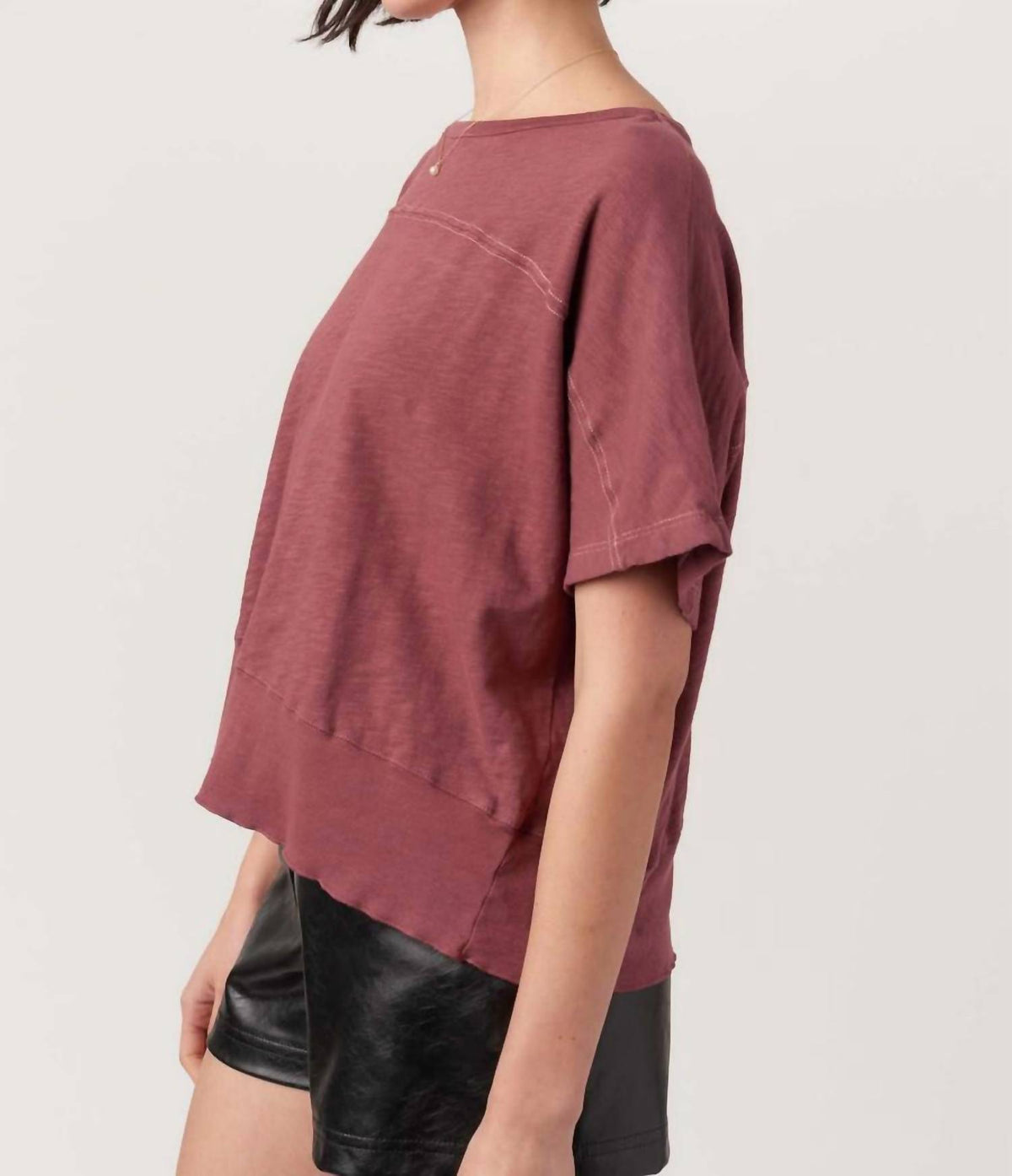 Project Social T - Jae Seamed Elbow Sleeve Tee