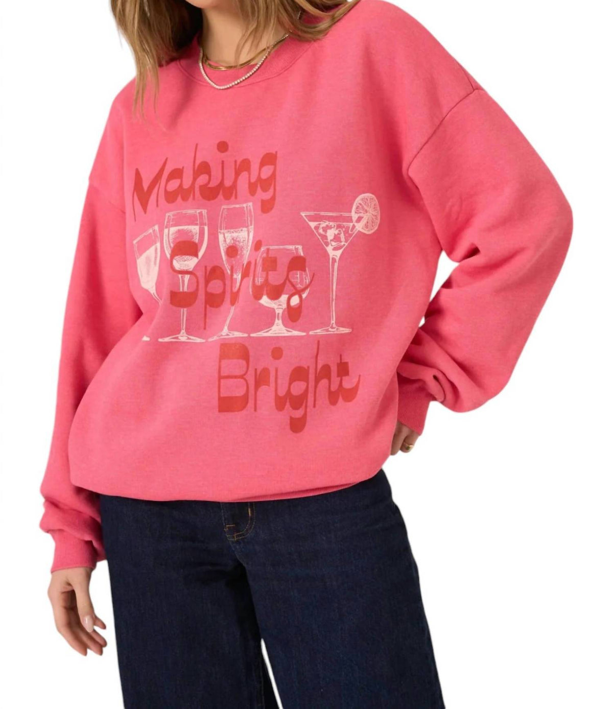 Project Social T - Making Spirits Bright Sweatshirt