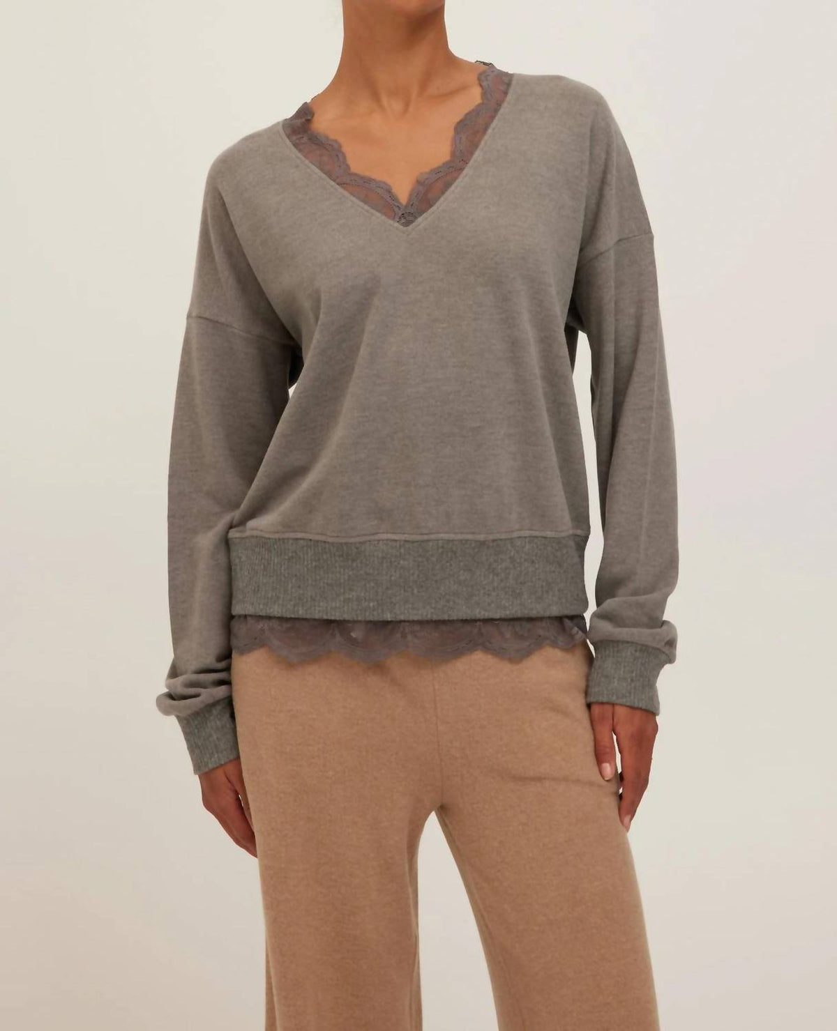 Project Social T - Malibu V-neck Pullover Top