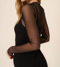 Project Social T - Shibon Layered Mesh Dress