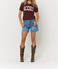 Project Social T - Shortsleeve Shrunken Rodeo Sweatshirt