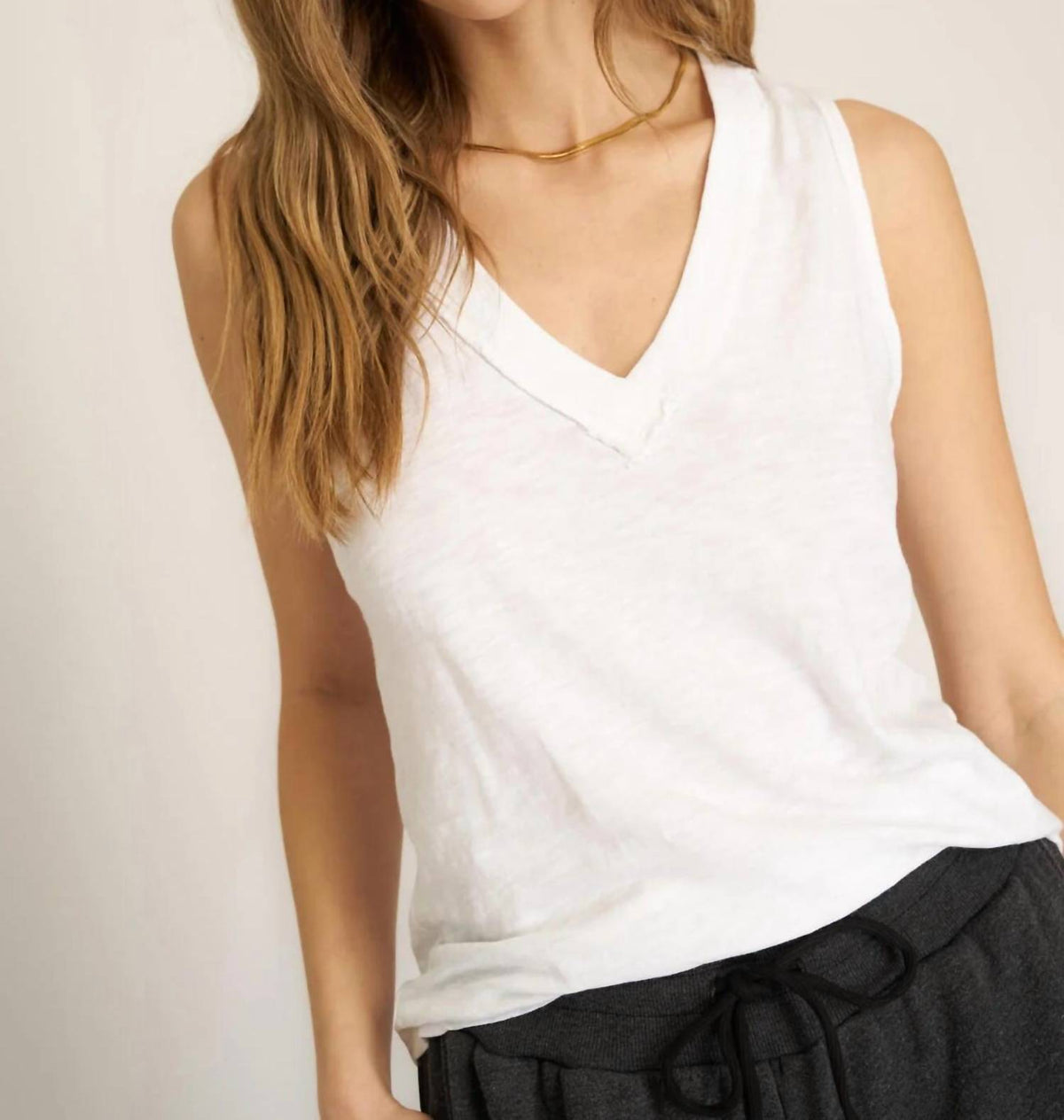 Project Social T - Slub V Neck Tank